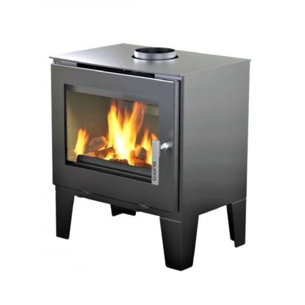Poêle à bois SUPRA Claude 6.1 kW – EcoDesign 2022, Flamme Verte 7*, Chauffage écologique