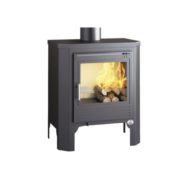 Poêle à Bois FIREMATIC Kansas 11.3 kW FM CALEFACCION – Chauffage Écologique, Bûches de 40 cm
